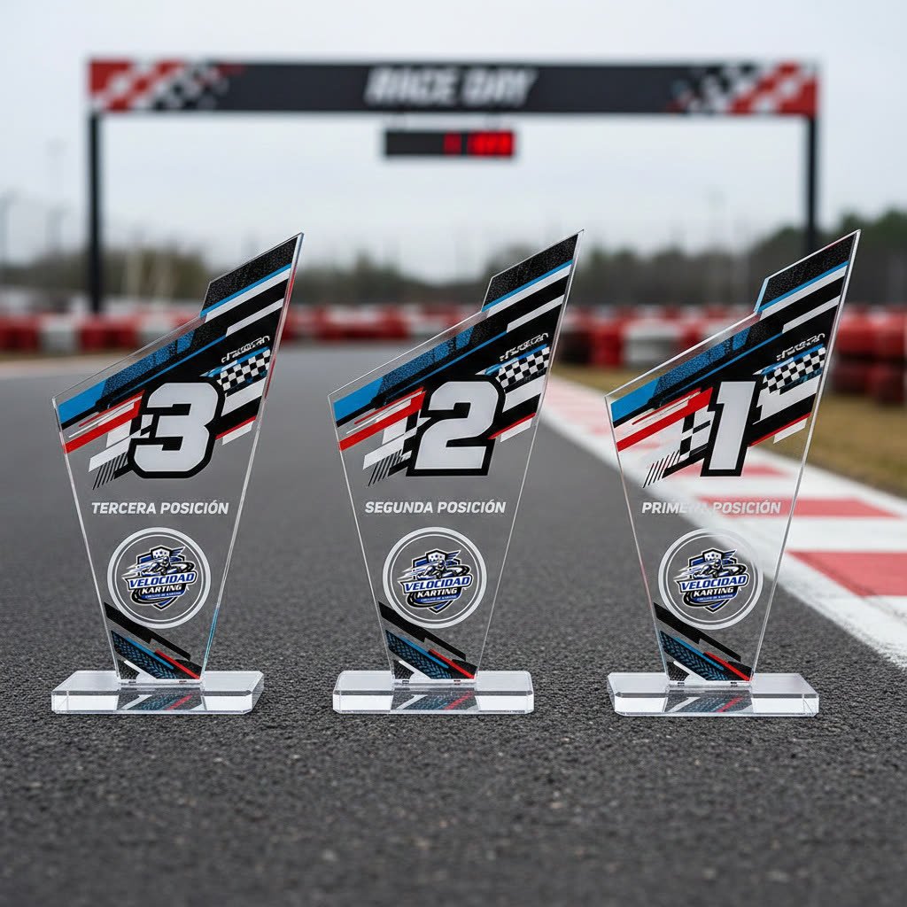Diseño de trofeos personalizables para eventos, empresas y reconocimientos